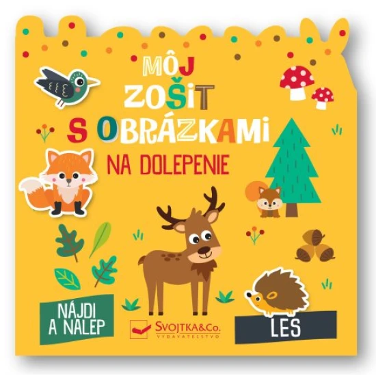 Dolepuj samolepky a spoznaj zvieratá z lesa.