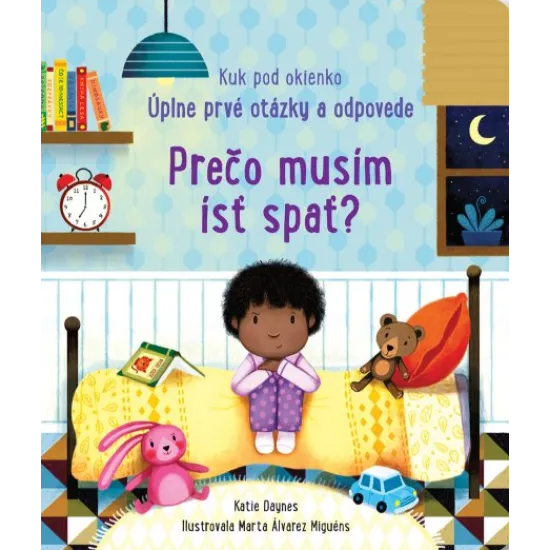 Leporelo s odklápacími okienkami jednoducho a zrozumiteľne vysvetľuje, prečo je spánok pre telo i myseľ dôležitý, a tiež pomôže s radami, čo robiť pred spaním.