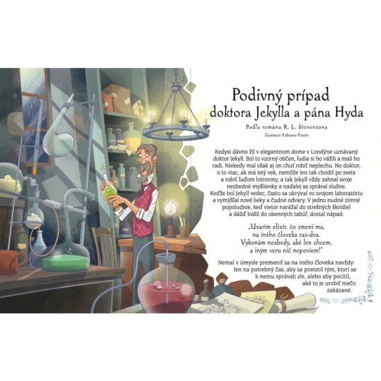 Ilustrovaná detská kniha Strašidelné a tajomné príbehy s upírmi, múmiami, vlkolakmi a duchmi