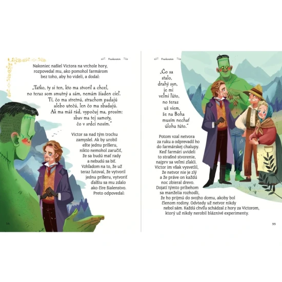 Ilustrovaná detská kniha Strašidelné a tajomné príbehy s upírmi, múmiami, vlkolakmi a duchmi