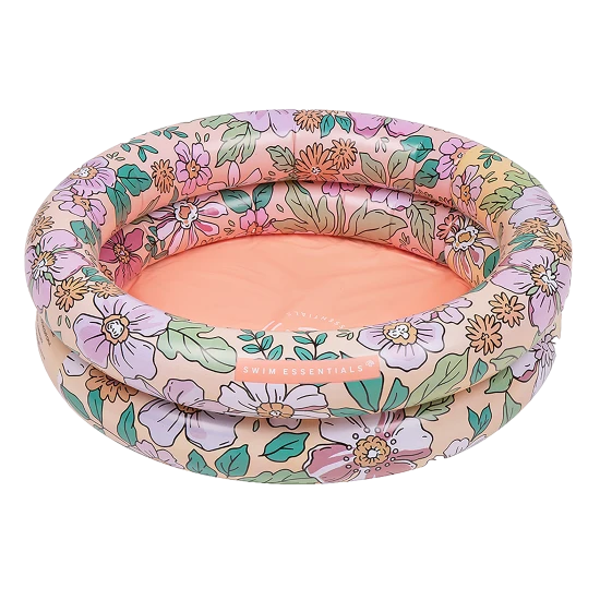 Nafukovací detský bazén Kvety 60 cm s kvetinovým vzorom, 2 komory