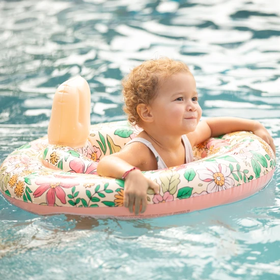 Nafukovacie koleso pre bábätká Swim Essentials Kvety s kvetinovým dizajnom