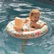 Nafukovacie koleso pre bábätká Swim Essentials Kvety s kvetinovým dizajnom