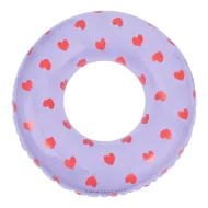 Nafukovacie koleso Hearts transparent 90 cm