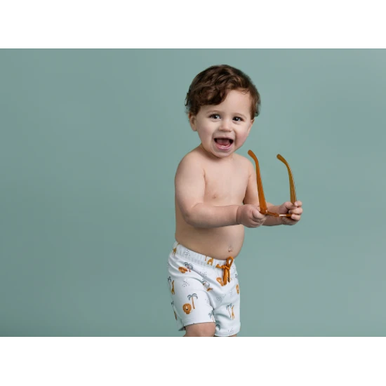 Detské chlapčenské plavky Boxerky s UPF 50+ Jungle Swim Essentials