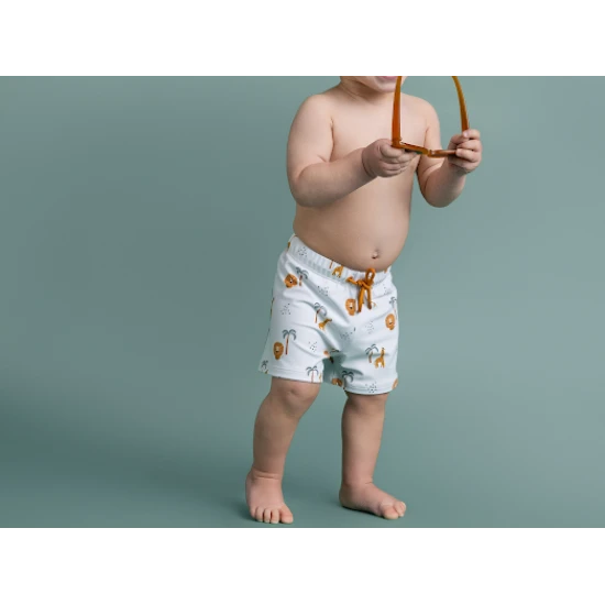 Detské chlapčenské plavky Boxerky s UPF 50+ Jungle Swim Essentials