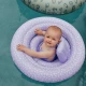 Lila Leopard Inflatable Baby Swimseat with Leopard Design