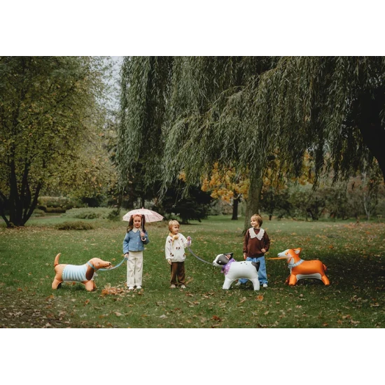 Fóliový balón Jazvečík ako dekorácia na detskej párty