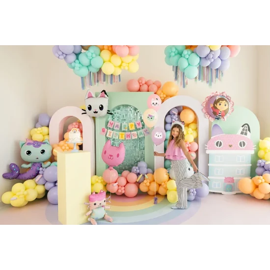 Roztomilá dekorácia Gabby's Dollhouse na párty a oslavy