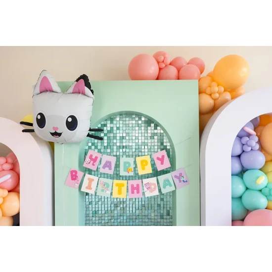 Roztomilá dekorácia Gabby's Dollhouse na párty a oslavy