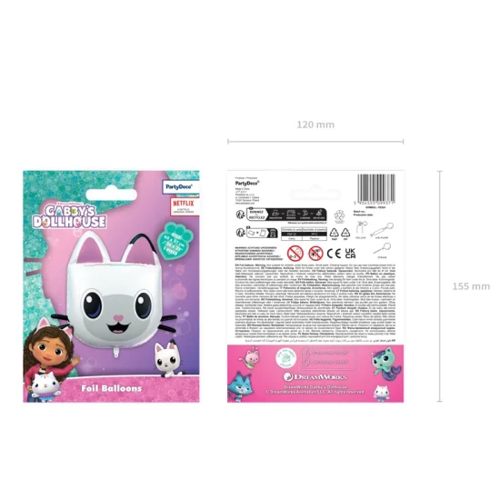 Roztomilá dekorácia Gabby's Dollhouse na párty a oslavy