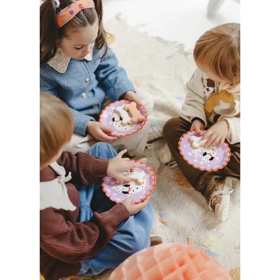 Papierové taniere Dalmatín na detskú narodeninovú párty