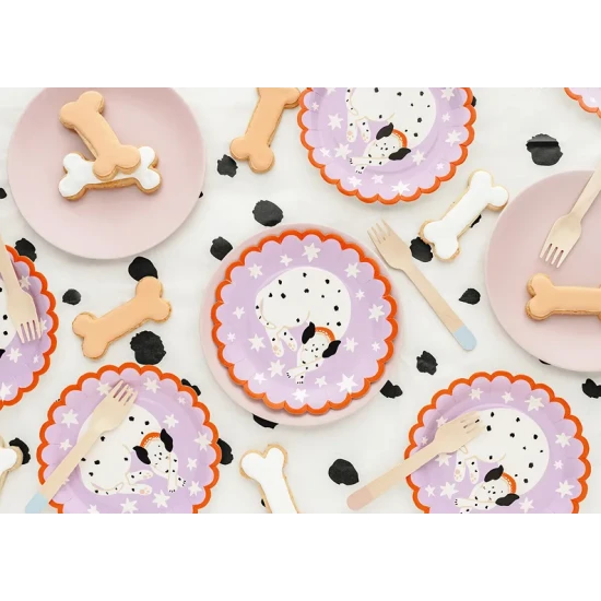 Papierové taniere Dalmatín na detskú narodeninovú párty