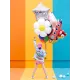 Balón s atraktívnym dizajnom vesmírnej rakety, čo zaujme každé dieťa.