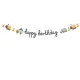Girlanda Happy birthday pre malého milovníka áut.