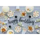 Girlanda Happy birthday pre malého milovníka áut.