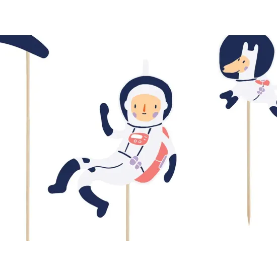 Vyzdobte si tortu na perfektnú vesmírnu oslavu s ozdobami na tortu.