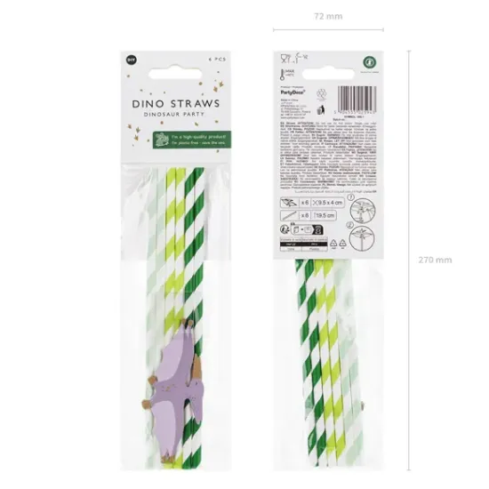 Slamky Dinosaury sú skvelým spoločníkom pre deti pri pití svojich obľúbených nápojov.