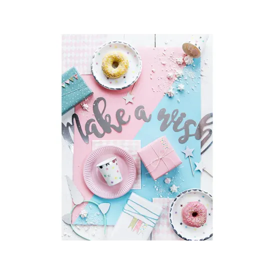 Tanieriky s motívom hviezd vhodné na každú narodeninovú oslavu.