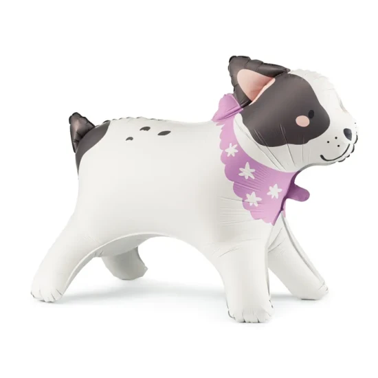 Fóliový balón Buldoček ako dekorácia na detskej párty