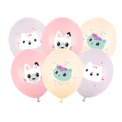 Balóny Gabby's Dollhouse 6 ks 30 cm