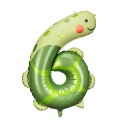 Balón Číslo 6 Korytnačka 75x96 cm