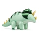 Balón s atraktívnym dizajnom s motívom dinosaura, čo zaujme každé dieťa.