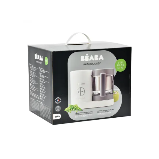 Parný  varič + mixér BABYCOOK Neo Grey White