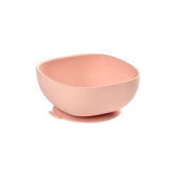 Silicone bowl with sucker Pink