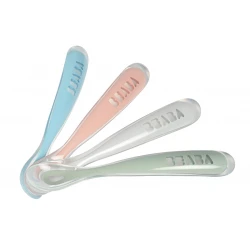 Silikónové lyžičky 4ks Eucalyptus