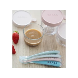 Silikónové lyžičky 4ks Eucalyptus