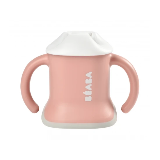 Béaba Trénovací hrnček 3v1 Old Pink