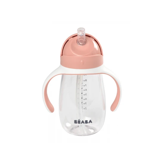 Béaba Hrnček so slamkou 300ml Old Pink
