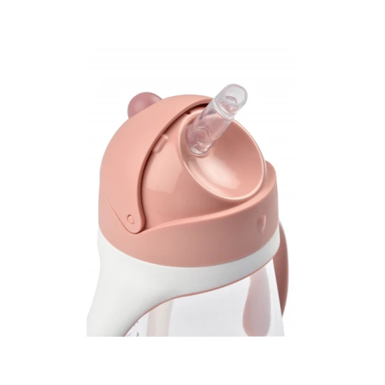 Béaba Hrnček so slamkou 300ml Old Pink