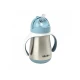 Béaba Hrnček termoizolačný so slamkou nerez 250ml Blue