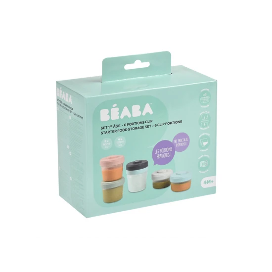 Food crucible set 2x90ml/4x150ml