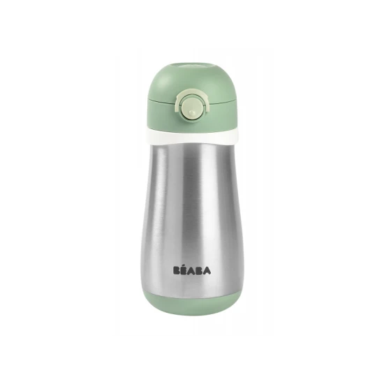 Béaba Hrnček termoizolačný nerez 350ml Sage Green
