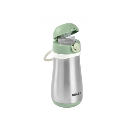 Béaba Hrnček termoizolačný nerez 350ml Sage Green