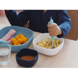 Silicone bowls 3pcs Blue Night