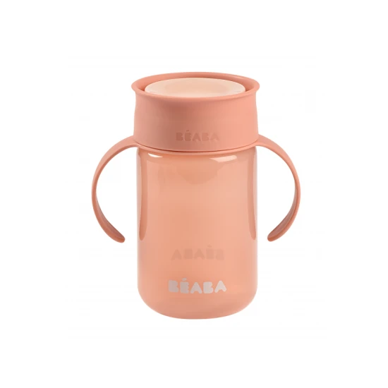 Béaba Hrnček trénovací 360° Pink 340 ml 12m+