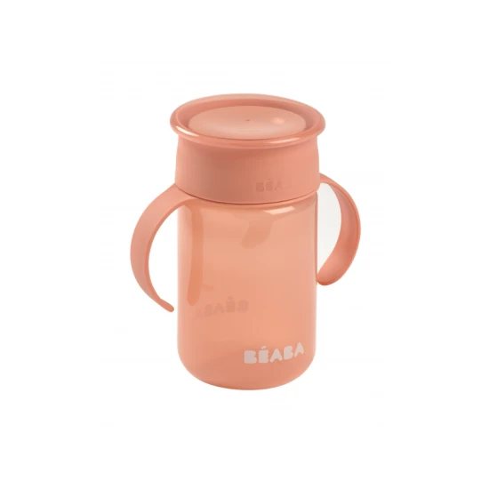 Béaba Hrnček trénovací 360° Pink 340 ml 12m+