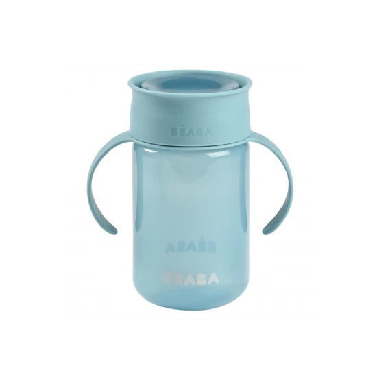 Béaba Hrnček trénovací 360° Blue 340 ml 12m+
