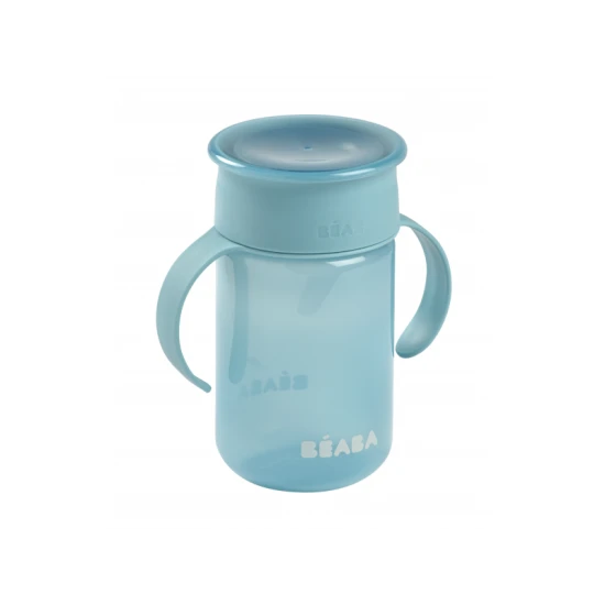 Béaba Hrnček trénovací 360° Blue 340 ml 12m+