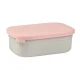 Béaba Desiatový box nerez Velvet Grey / Dusty Rose