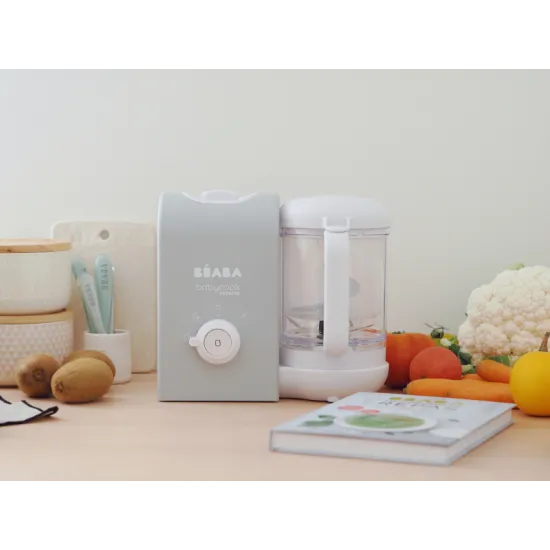 Parný varič + mixér BABYCOOK Express Velvet Grey