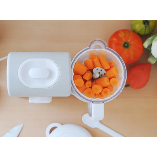 Parný varič + mixér BABYCOOK Express Velvet Grey