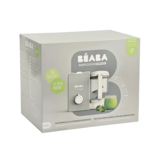 Parný varič + mixér BABYCOOK Express Velvet Grey