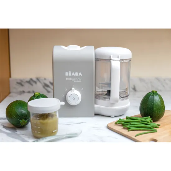 Parný varič + mixér BABYCOOK Express Velvet Grey