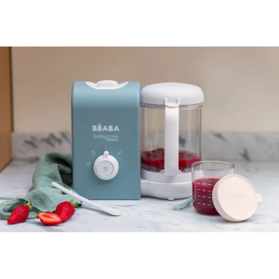 Parný varič + mixér BABYCOOK Express Baltic Blue