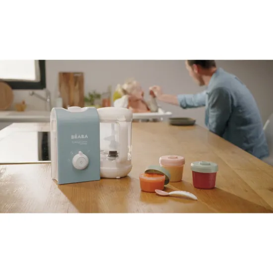 Parný varič + mixér BABYCOOK Express Baltic Blue